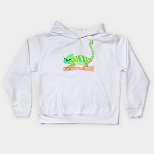 Green Chameleon Kids Hoodie